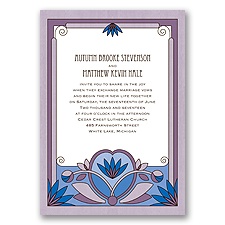 Deco Garden - Wisteria - Invitation