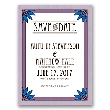 Deco Garden - Wisteria - Save the Date