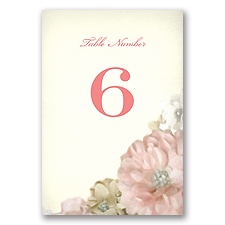 Perfect Petals - Table Number