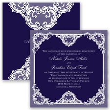 Love Lace - Lapis - Invitation