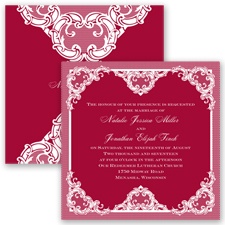 Love Lace - Apple - Invitation