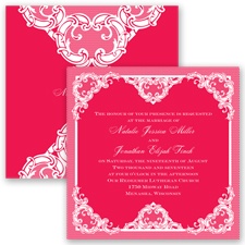 Love Lace - Poppy - Invitation