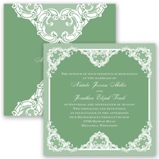 Love Lace - Clover - Invitation