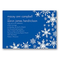 Snowflake Melody - Horizon - Invitation