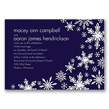 Snowflake Melody - Lapis - Invitation