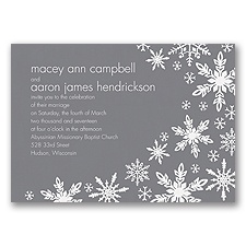 Snowflake Melody - Mercury - Invitation