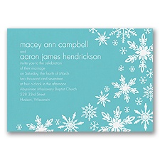Snowflake Melody - Pool - Invitation