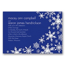Snowflake Melody - Regency - Invitation
