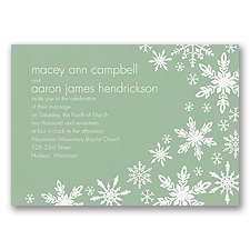 Snowflake Melody - Meadow - Invitation