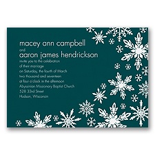 Snowflake Melody - Gem - Invitation