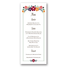 Splendid Season - Menu Card
