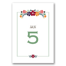 Splendid Season - Table Number
