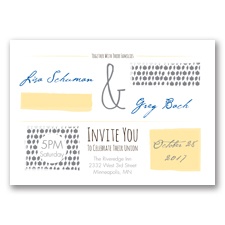 Flirty Fall Fling - Mercury - Invitation