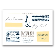 Flirty Fall Fling - Peacock - Invitation