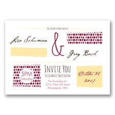Flirty Fall Fling - Apple - Invitation