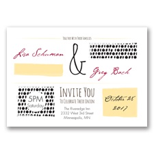 Flirty Fall Fling - Black - Invitation
