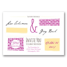 Flirty Fall Fling - Begonia - Invitation