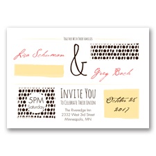 Flirty Fall Fling - Chocolate - Invitation