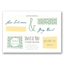 Flirty Fall Fling - Clover - Invitation