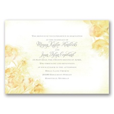 I Dream of Peonies - Buttercream - Invitation