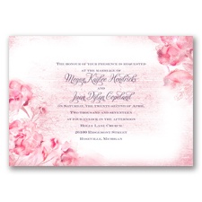 I Dream of Peonies - Pink Blossom - Invitation