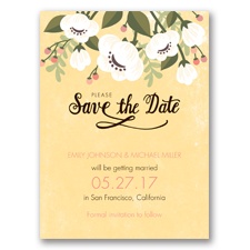 Poppies ala Pastel - Buttercream - Save the Date