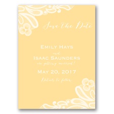 Candy Lace - Buttercream - Save the Date