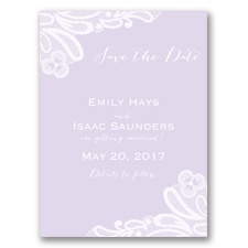 Candy Lace - Soft Violet - Save the Date