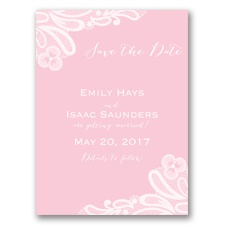 Candy Lace - Pink Blossom - Save the Date