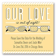 Out of Sight - Buttercream- Save the Date Magnet