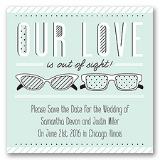 Out of Sight - Sea Glass - Save the Date Magnet