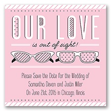 Out of Sight - Pink Blossom - Save the Date Magnet