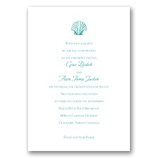 Beach Elements - Jade - Invitation