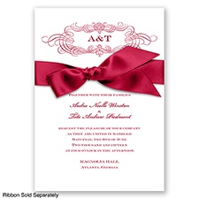 Down The Aisle - Apple - Invitation