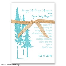 Forest Romance - Pool - Invitation