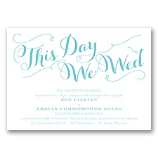 Gracefully Wed - Pool - Invitation