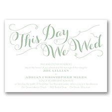 Gracefully Wed - Meadow - Invitation
