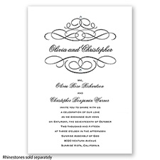 Ovation - Black - Invitation