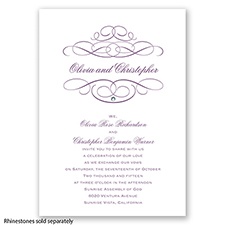 Ovation - Wisteria - Invitation