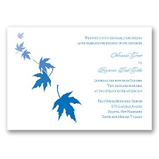 Falling Leaves - Horizon - Invitation