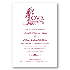 Only Love - Apple - Invitation