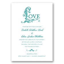 Only Love - Jade - Invitation