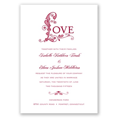 Only Love - Apple - Invitation