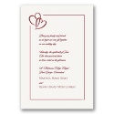 Bordered Hearts Invitation