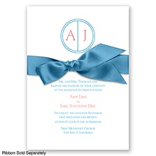 Circle Duogram - Black - Invitation