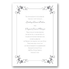 Blossoms Galore - Mercury - Invitation