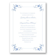Blossoms Galore - Bluebird - Invitation