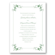 Blossoms Galore - Clover - Invitation