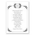 Stately Border - Invitation