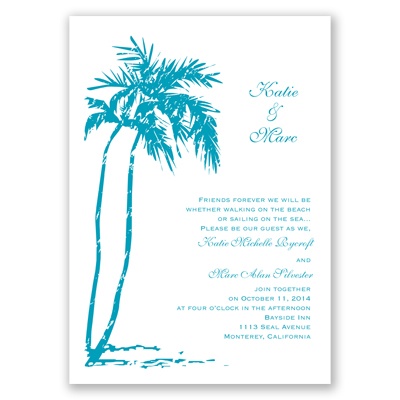 On the Beach - Invitation